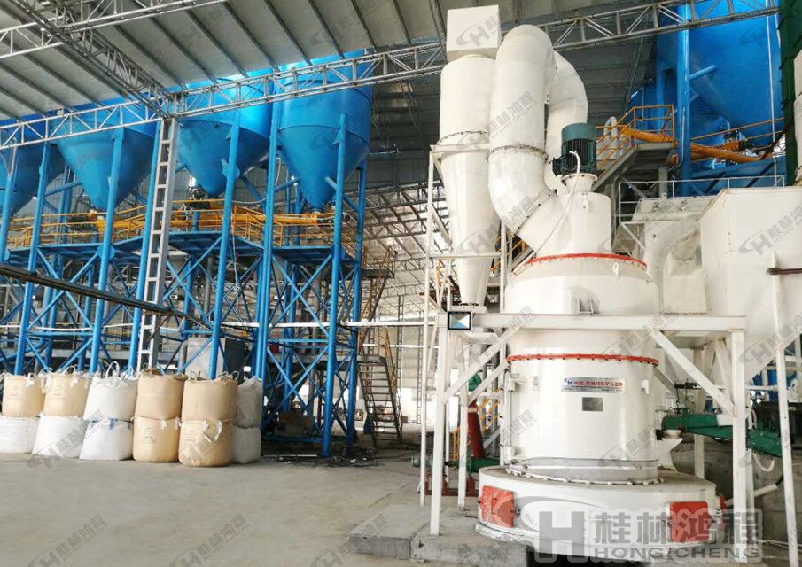 4R3216雷蒙機80-100目重晶石磨粉設備，重晶石雷蒙磨粉機